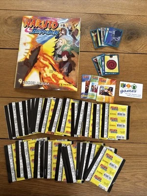 PANINI - NARUTO SHIPPUDEN - 28 POCHETTES NEUVES + Album Vide + 12 Cartes - Photo 1/4