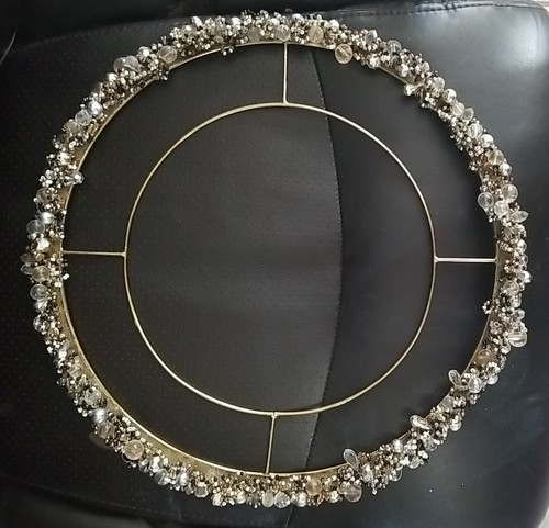 Mackenzie Childs  Precious Metals Beaded Charger Ring- Retired HTF - Picture 5 of 14