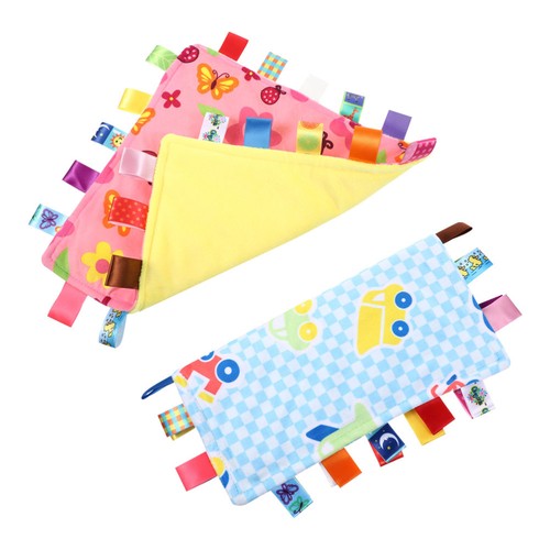 2 Pcs Beruhigendes Handtuch Kleinkind Baby Baby-Tags, Schmusedecken - Bild 8 von 12
