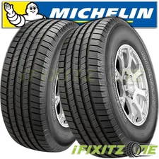 2 Michelin Defender LTX M/S 245/65R17 107T Truck/SUV 70000 Mile All Season Tires