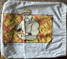 RARE HULK HOGAN 1990 Innovo Inc. DrawString Cloth BackPack Pre-Owned—R.I.P. HULK
