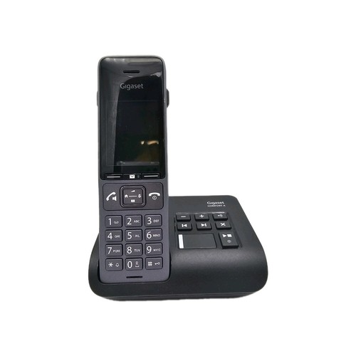 Gigaset Comfort 520A Schnurloses DECT Telefon Schwarz Festnetz Anrufbeantworter - Zdjęcie 2 z 6