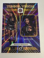 2025 Donruss WNBA Rickea Jackson Tunnel Vision Orange Fireworks 029/399 #12