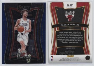 2024 Panini Select Mezzanine Blue Stars Prizm /20 Matas Buzelis #384 Rookie RC