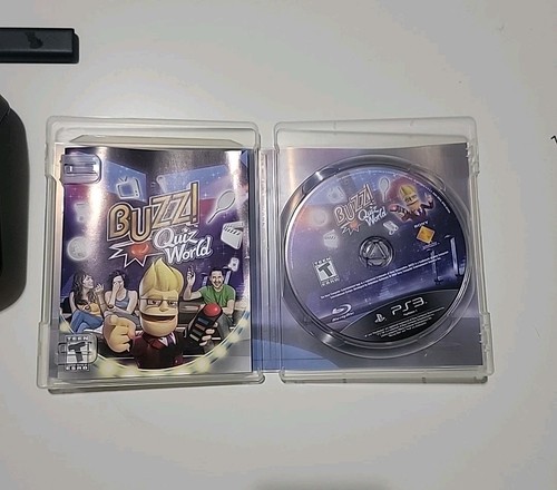 Buzz! Quiz World PlayStation 3 - Inklusive Spiel + 4 Buzzers & Dongle - Komplett - Bild 3 von 7