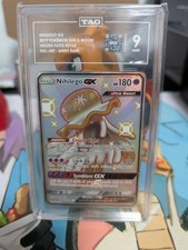 Pokemon Sun & Moon Hidden Fates Nihilego GX #SV62/SV94 TAG 9 *Free Shipping*