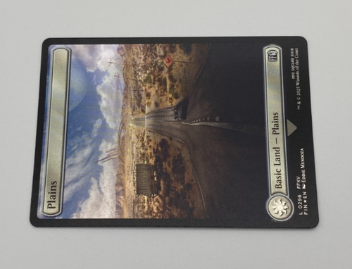 Magic The Gathering Trading Card Game MTG TCG Final Fantasy Plains 0296 Foil - Picture 3 of 4
