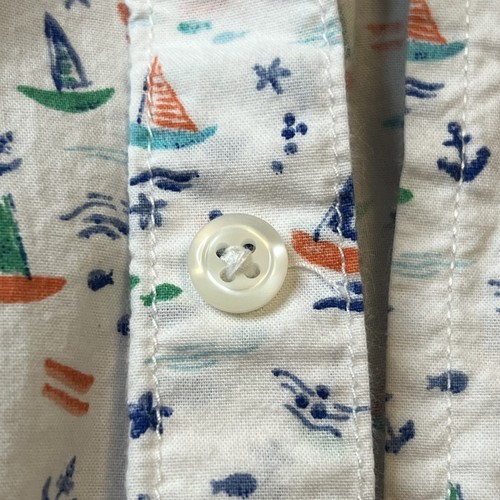 Camisa abotonada manga corta The Children’s Place para niños pequeños 18-24M - Imagen 4 de 6