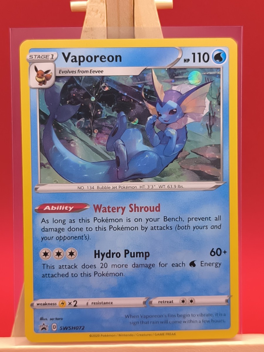 Vaporeon ex SAR 205/187 Terastal Festival ex SV8a Pokemon