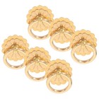  6 Pcs Schrankgriffe Schrankknöpfe Aus Massivem Messing Antike Schubladengriffe