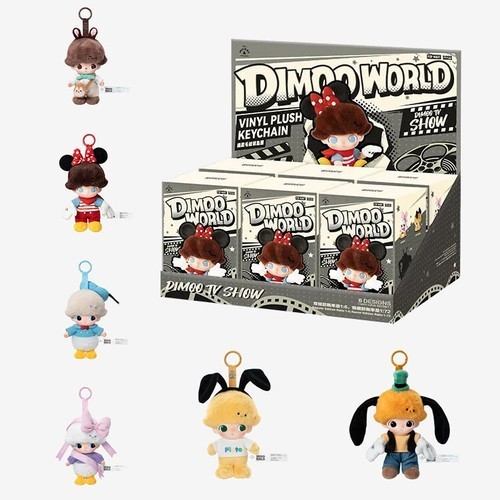 POP MART Dimoo World x Disney Series Blind Box Vinyl Plush Keychain - Picture 16 of 23