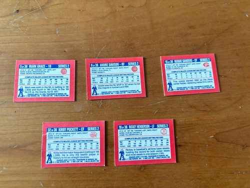 1992 Donruss Borden Cracker Jack Baseball Mini Cards Series 2 , See description - Picture 2 of 2