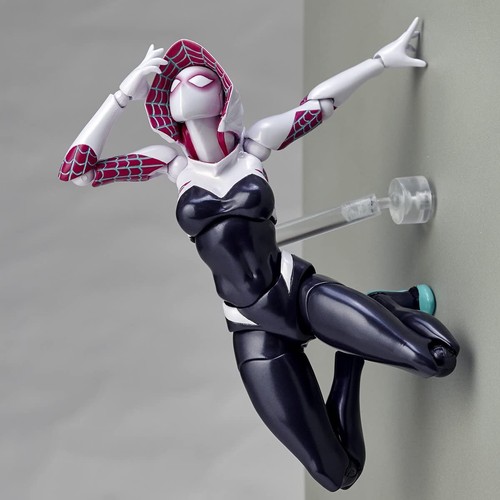 Amazing Yamaguchi Spider-Gwen Revoltech Gwenom MARVEL 6 in Action Figure Set - Picture 17 of 19
