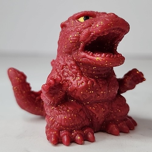 2024 Godzilla Burning Red Chronicle 1.5" 1995 Godzilla Red Gold Glitter Figure - Picture 1 of 4