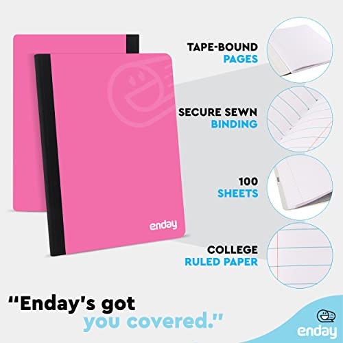 Composition Notebooks College Ruled Paper, Hard Cover 2 PINK - YELLOW - Bild 4 von 8