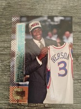 1996-97 Topps Stadium Club - Shining Moments Allen Iverson #SM 15 (RC)