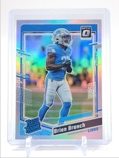 BRIAN BRANCH 2023 DONRUSS OPTIC RATED ROOKIE HOLO PRIZM LIONS RC Q4556