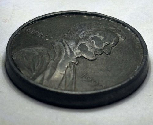 π₯ 1999 P Lincoln Cent Die Cap, Copper Clad & Letters Under Rim ERRORS - Picture 11 of 16