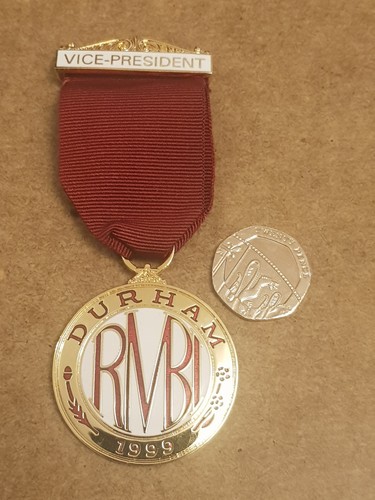 Vintage 1999 Metal Royal Masonic Benevolent Institution RMBI Steward Jewel - Picture 2 of 5