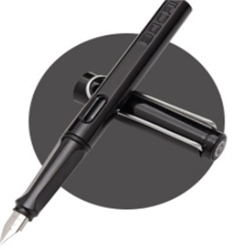 Pluma Estilográfica Recargable con Cartucho de Tinta Acero Inoxidable Cromado Nueva - Imagen 6 de 12