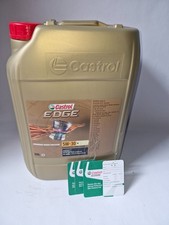 20 Liter Castrol EDGE 5W-30 M + Ölzettel , Motoröl BMW-LL04; MB 229.51 / 229.52
