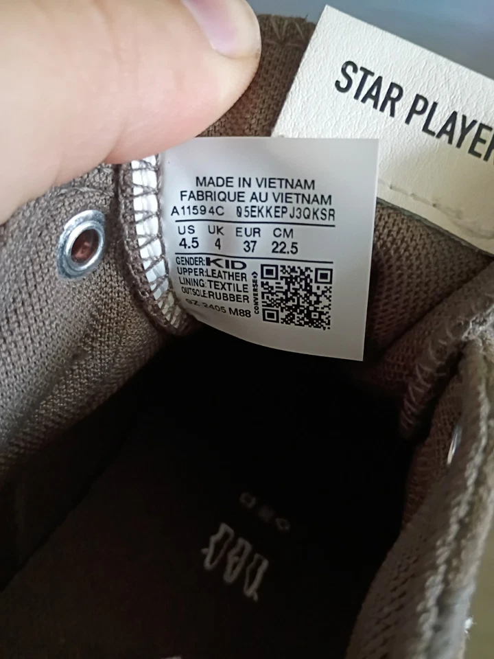 Zapatos Converse talla 4,5 Foto 2 de 4