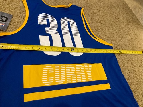 Maglia Stephen Curry Golden State Warriors NBA taglia Large nuova con etichetta #30 - Foto 7 di 9