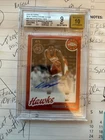 2025-2026 Topps Chrome Autos Red Mojo Dominque Wilkins /5 Auto Bgs 9/10