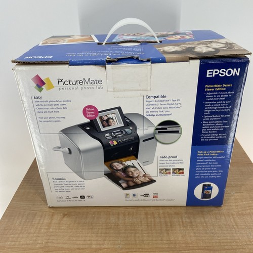 Epson B351A PictureMate Deluxe Picture Mate 500 Personal Photo Lab Printer - Picture 2 of 4