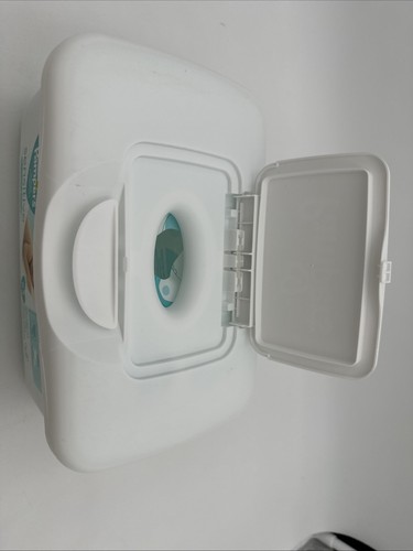 Sensitive Pampers Baby Feuchttücher Behälter Mehrweg Halter Wanne Weiß (ohne Tücher) - Bild 4 von 4