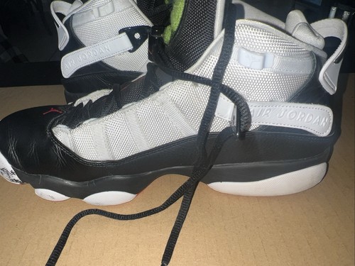Air Jordan 6 Rings He Got Game Mens Sz 9 Black White Basketball Shoes Sneakers - Picture 7 of 9