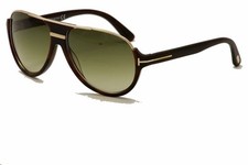 Tom Ford Dimitri TF334 56K Sunglasses Men's Havana/Green Gradient Lenses 59mm