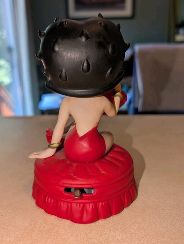 Vintage 1997 Boop Oop-a Doop Betty Boop Herz Thema Figur spielt keine Musik - Bild 2 von 4
