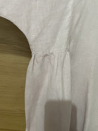 Toast Linen Pale Pink Shirt Dress - Medium - Picture 8 of 12