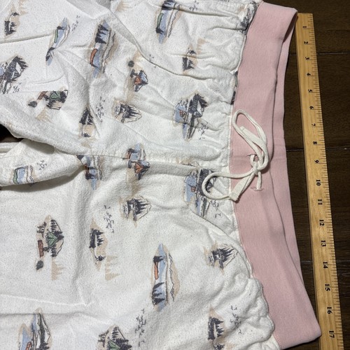 Mujer L.L. Pantalones de franela para camping Bean talla XL Mountains Lake House Woods - Imagen 4 de 6
