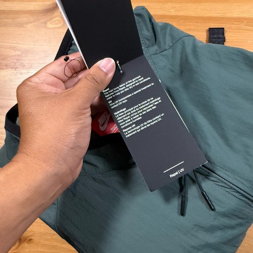 $160 Mens Size XL Tall Nike Tech Woven Utility Repel Jacket FZ0750-338 XLT Green - Picture 13 of 17