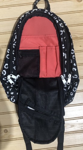 NWOT Black/White Animal Print/ Stripe Cosmo 6.5L Mini Backpack - Picture 5 of 9