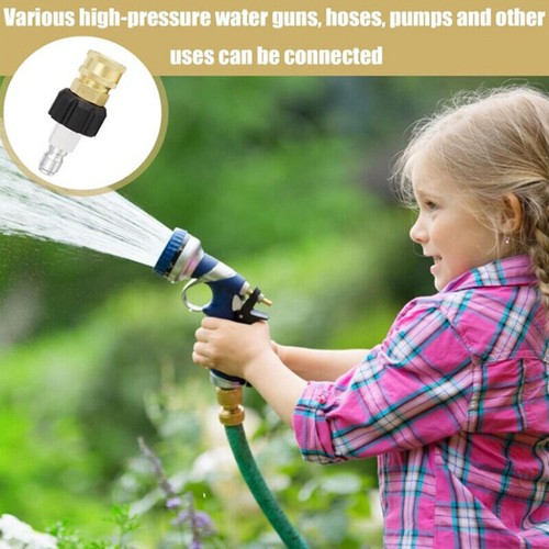 M22 auf 1/4" Schnellverschluss Verbinder Schlauch Adapter Hochdruckreiniger Kupplung UK - Bild 5 von 15