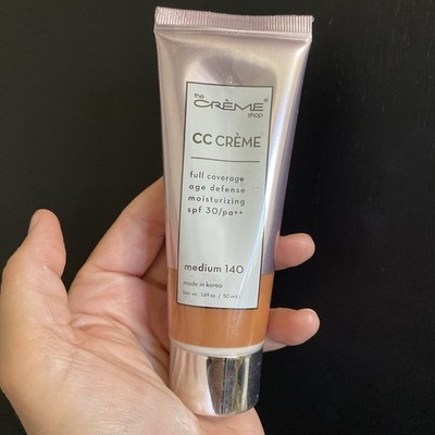 The Crème Shop CC Crème Full Coverage Age Defense 140 Medium Creme Shop