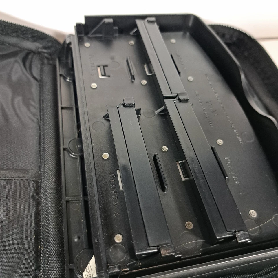 Scrabble Game Folio Edition TRAVEL with Zipper Case Snap-In Tiles No Tile Bag  - Image 4 of 4