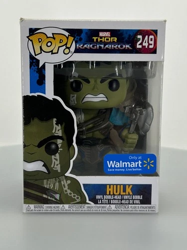 Funko POP! Marvel Thor: Ragnarok Hulk Gladiator #249 Walmart Exclusive DAMAGED