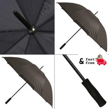Firm Grip 5 ft Big XL Golf Umbrella in All Black Large, Straight And Firm Handle