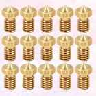 90 stücke 3D Drucker Messing Kupferdüse Mischgrößen 0,2 / 0,3 / 0,4 / 0,5 /