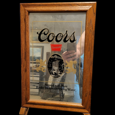 Coors Light パブミラー　アンティーク Coors Light パブミラー アンティーク Coors LIGHT ヴィンテージ