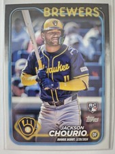 2024 Topps Update #US155 Jackson Chourio RC