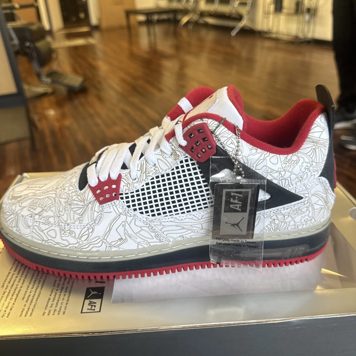 Jordan Fusion 4 Premier White Laser for Sale | Authenticity