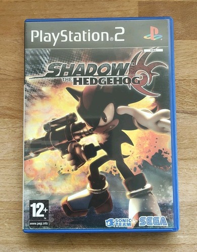 SHADOW THE HEDGEHOG (Sony PlayStation 2, 2005) PAL Game with Manual