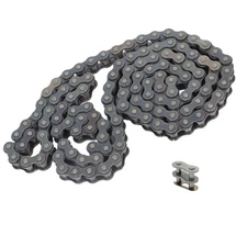 #80 Stainless Steel Roller Chain x 10ft Free Connecting Links 1 connector New