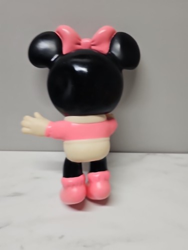 Disney Baby Minnie Mouse 11" Rubber Squeeze Toy Made in Mexico Vintage Doll - Picture 5 of 10