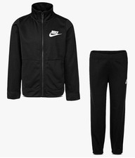 Nike Boy sTherma Dri-Fit 2 Piece Tracksuit White/Black Size 12 M